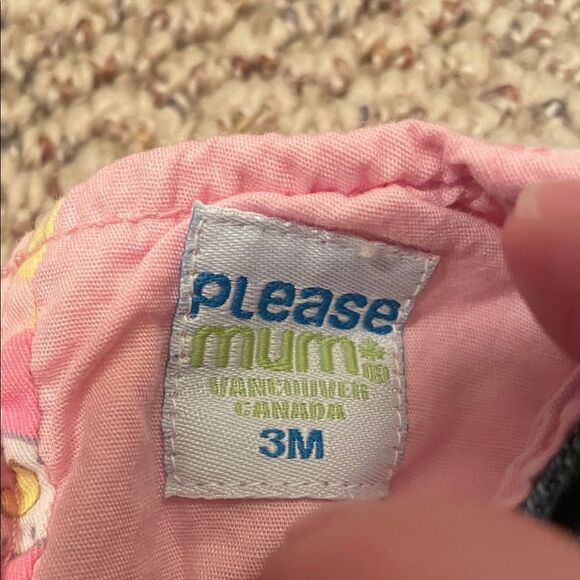 Charming Pink and Blue Floral Kids Dress - Picture 2 of 6